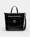 SHOPPER THE CIRCLE EN CUERO GRABADO BIG CROCO