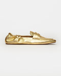 MOCASÍN SIENA EN CUERO METALIZADO