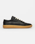 SNEAKER LAUREN EN CUERO GRANEADO