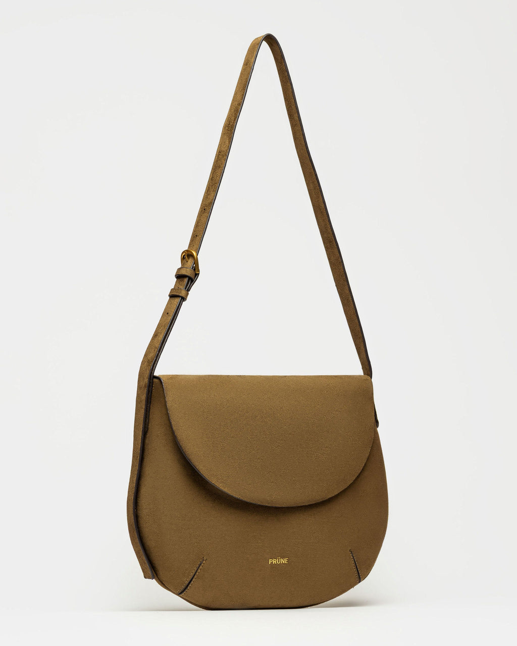 Cartera al hombro Mod en efecto gamuza