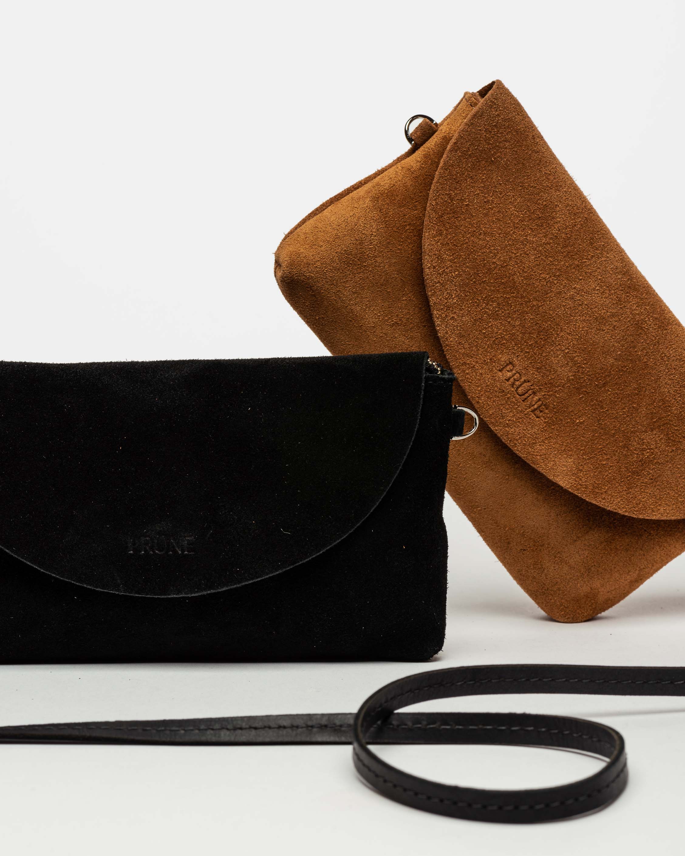 Mini bag Viena en cuero gamuza
