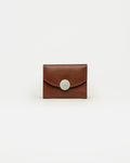 Billetera The Circle en cuero graneado