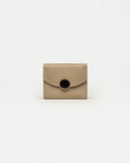 Billetera The Circle en cuero graneado