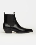 Bota caña baja Jolene en efecto cuero