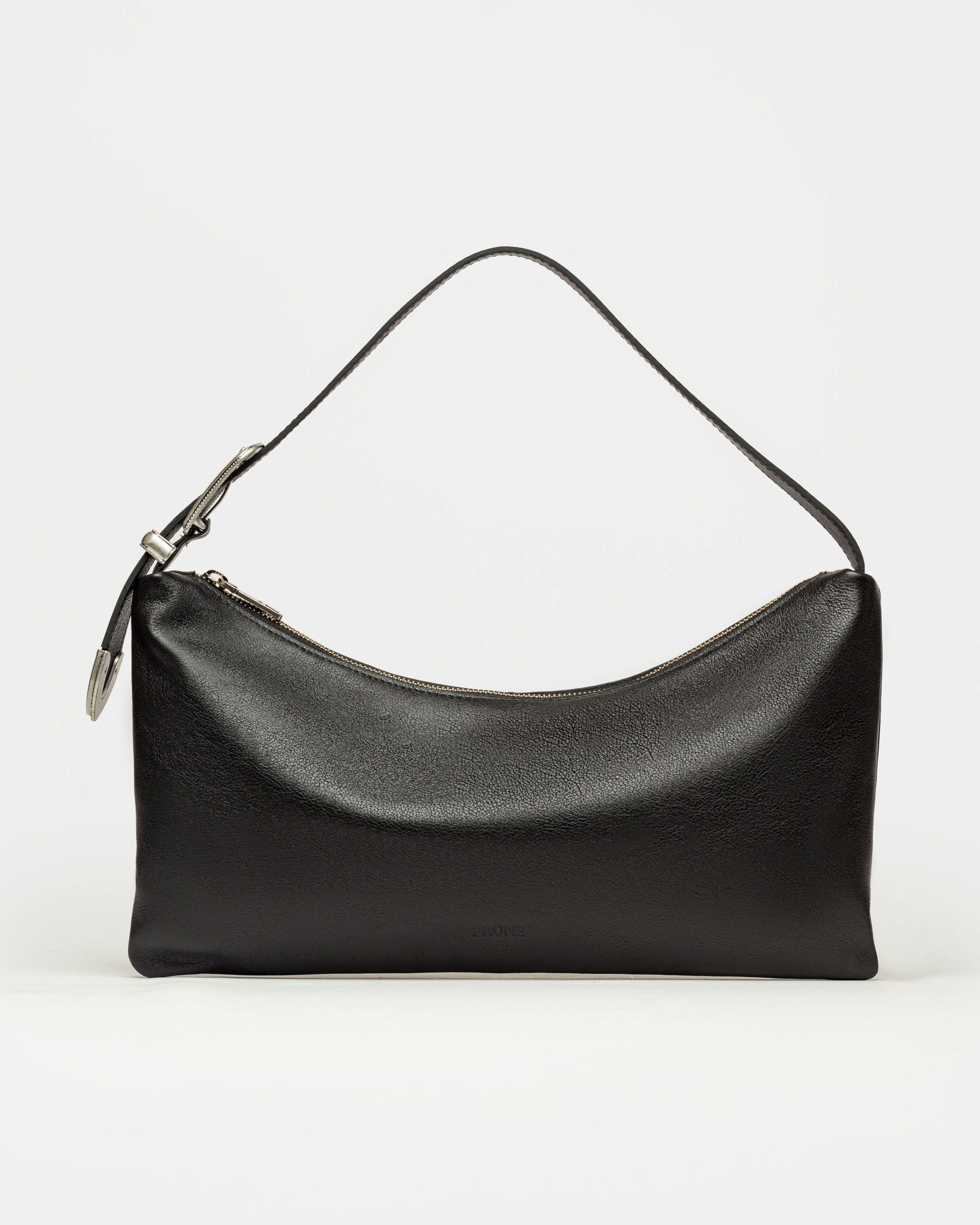 Cartera al hombro Bamboo en cuero graneado
