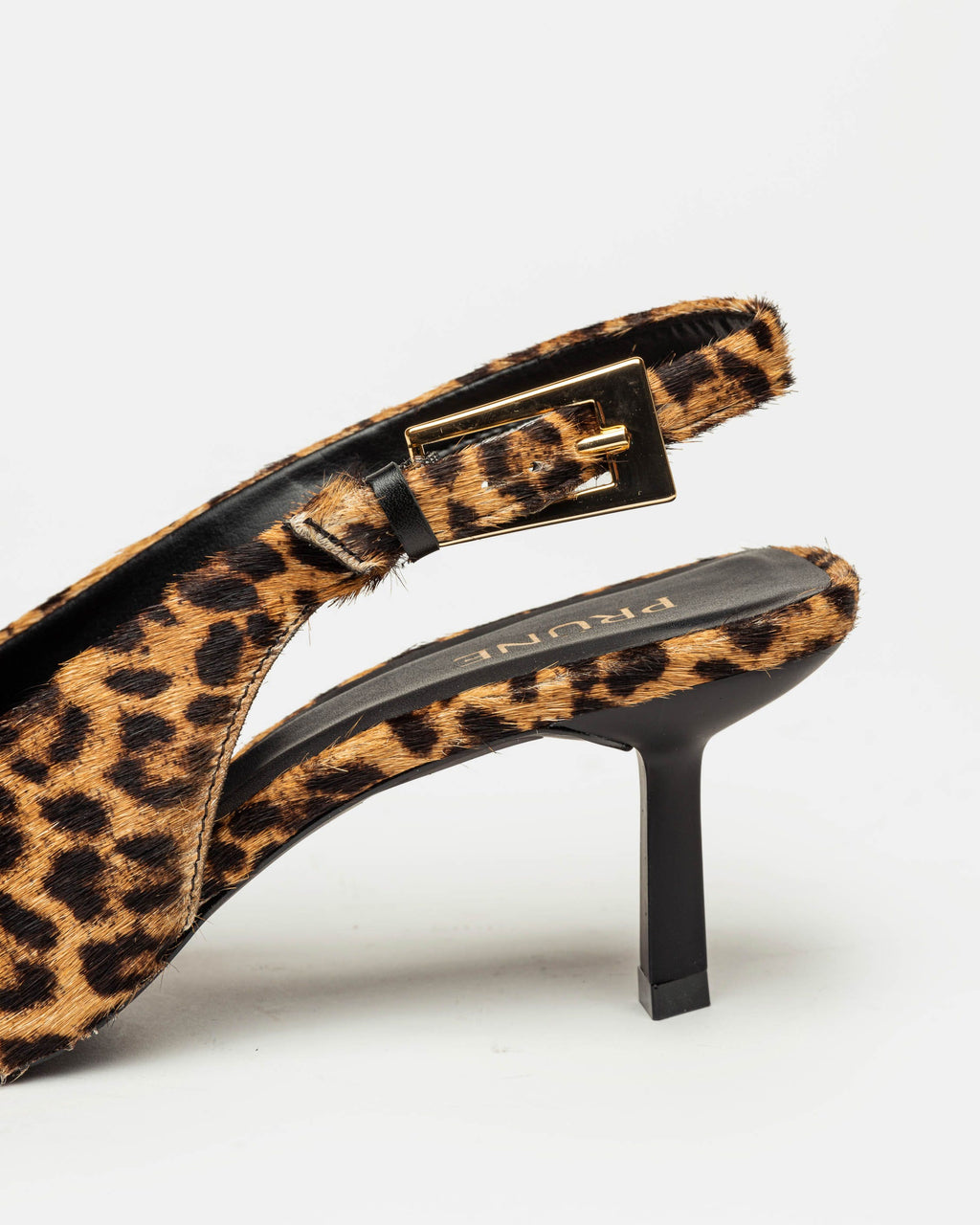 Stiletto Naomi en pelo leopardo