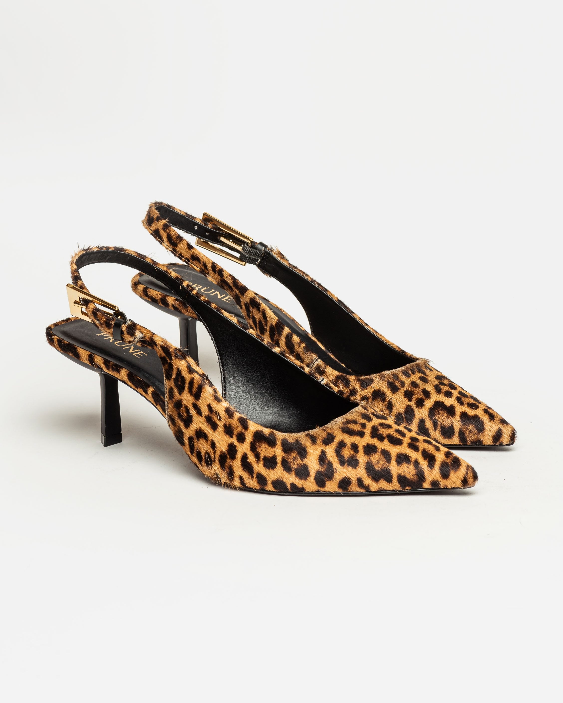 Stiletto Naomi en pelo leopardo