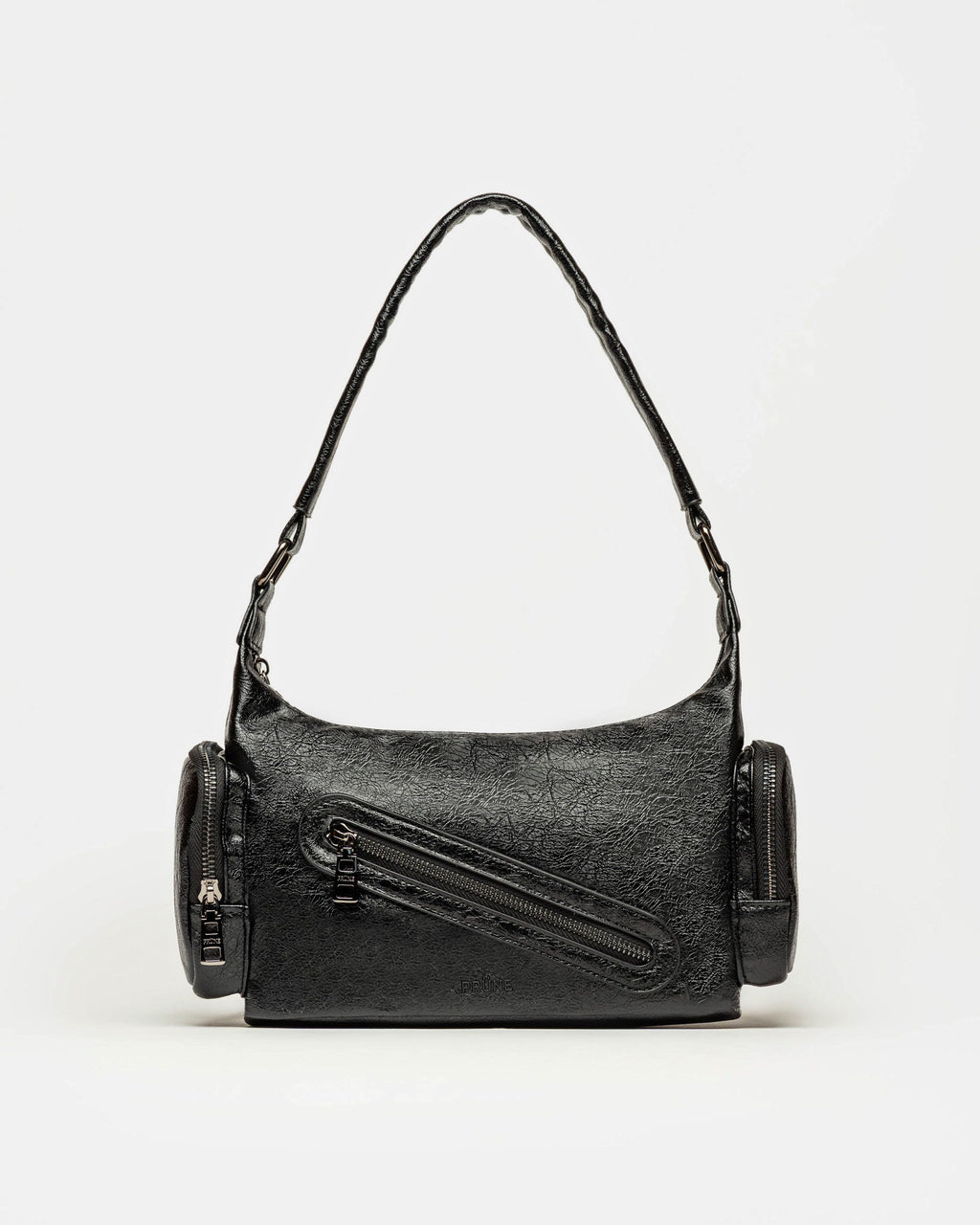 Cartera al hombro Kendall en efecto cuero arrugado