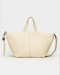 Cartera de mano The Flapper en cuero graneado