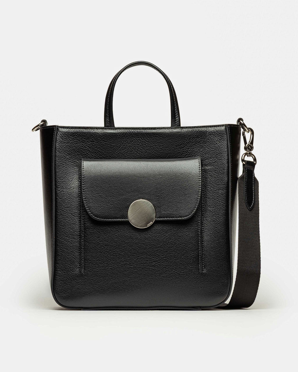 Shopper The Circle en cuero liso