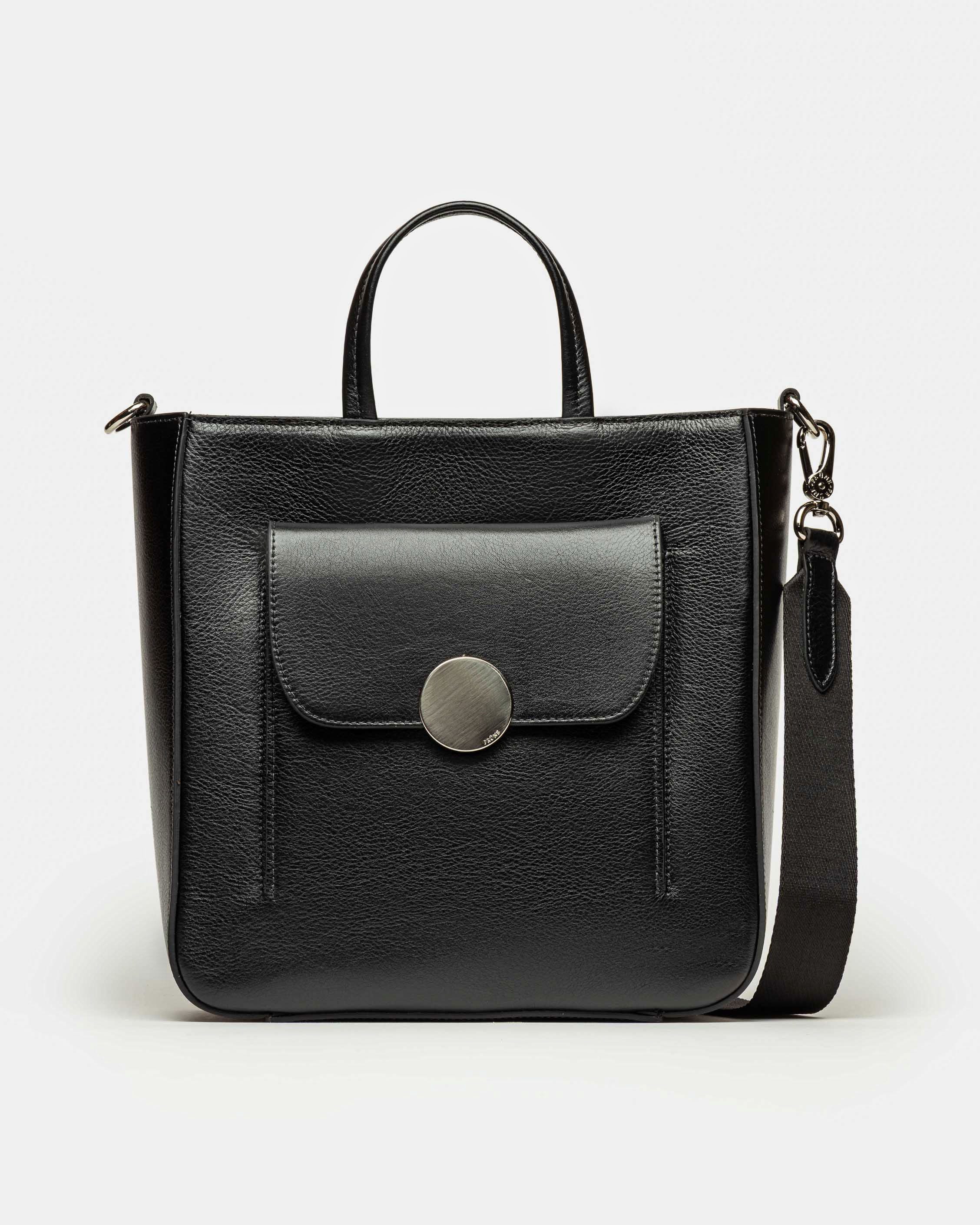 Shopper The Circle en cuero liso