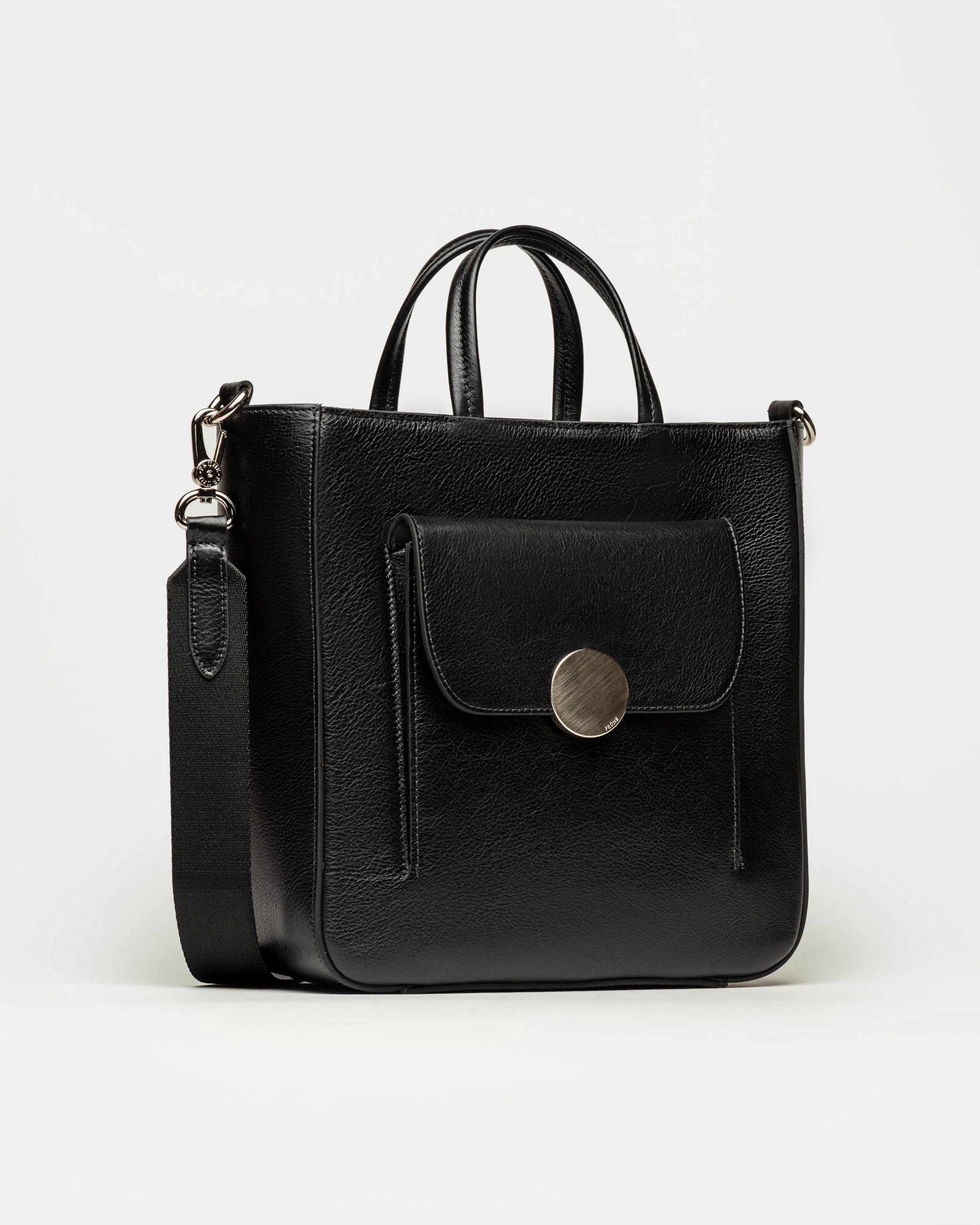 Shopper The Circle en cuero liso
