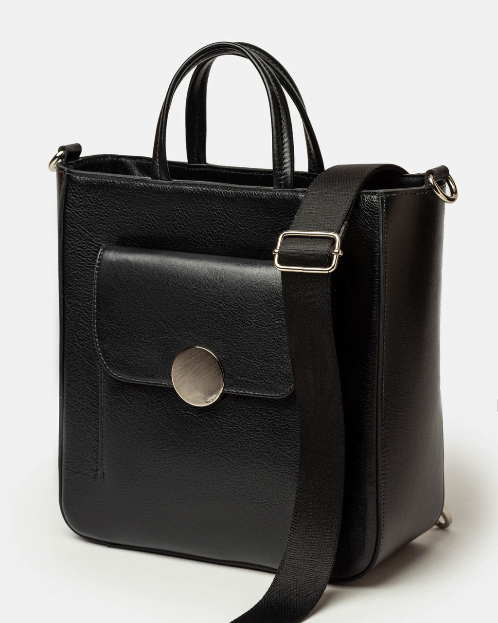 Shopper The Circle en cuero liso