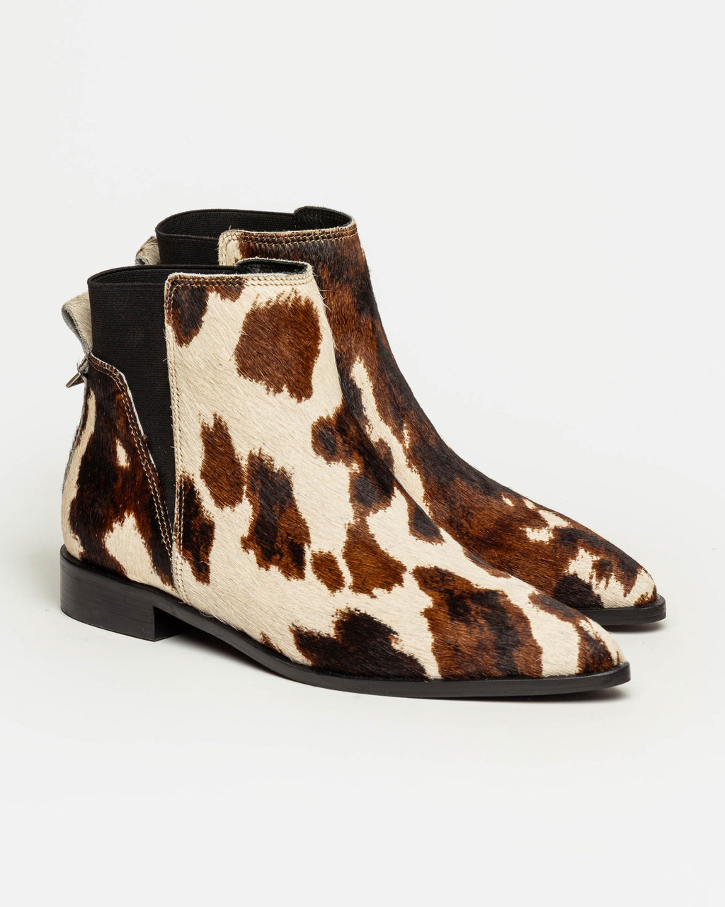 Bota caña baja Samy en pelo de vaca