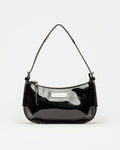 Cartera al hombro Mia en cuero charol