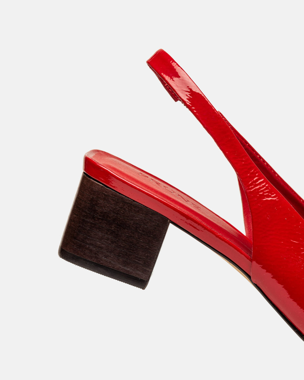 Stiletto Marga en cuero gloss