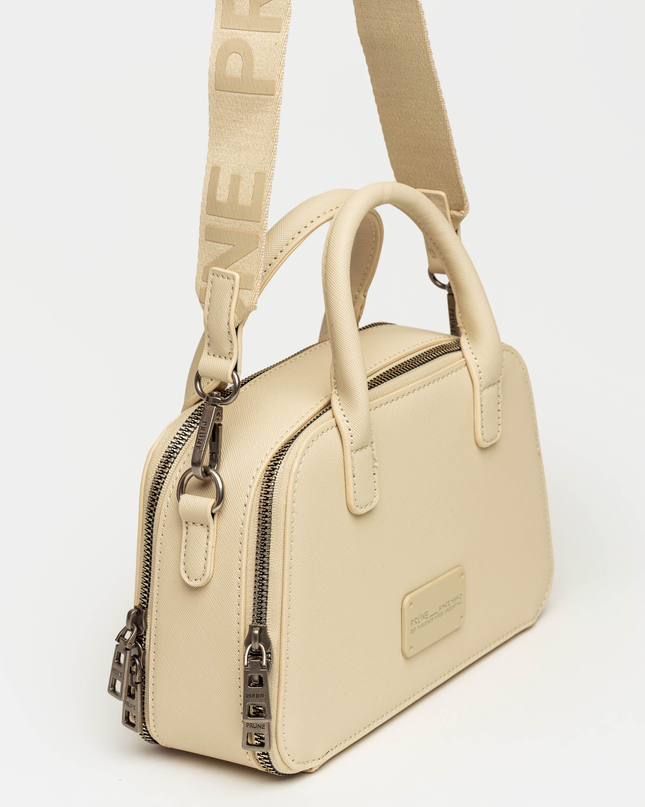 Cartera de mano New Penny en efecto cuero zaffiano