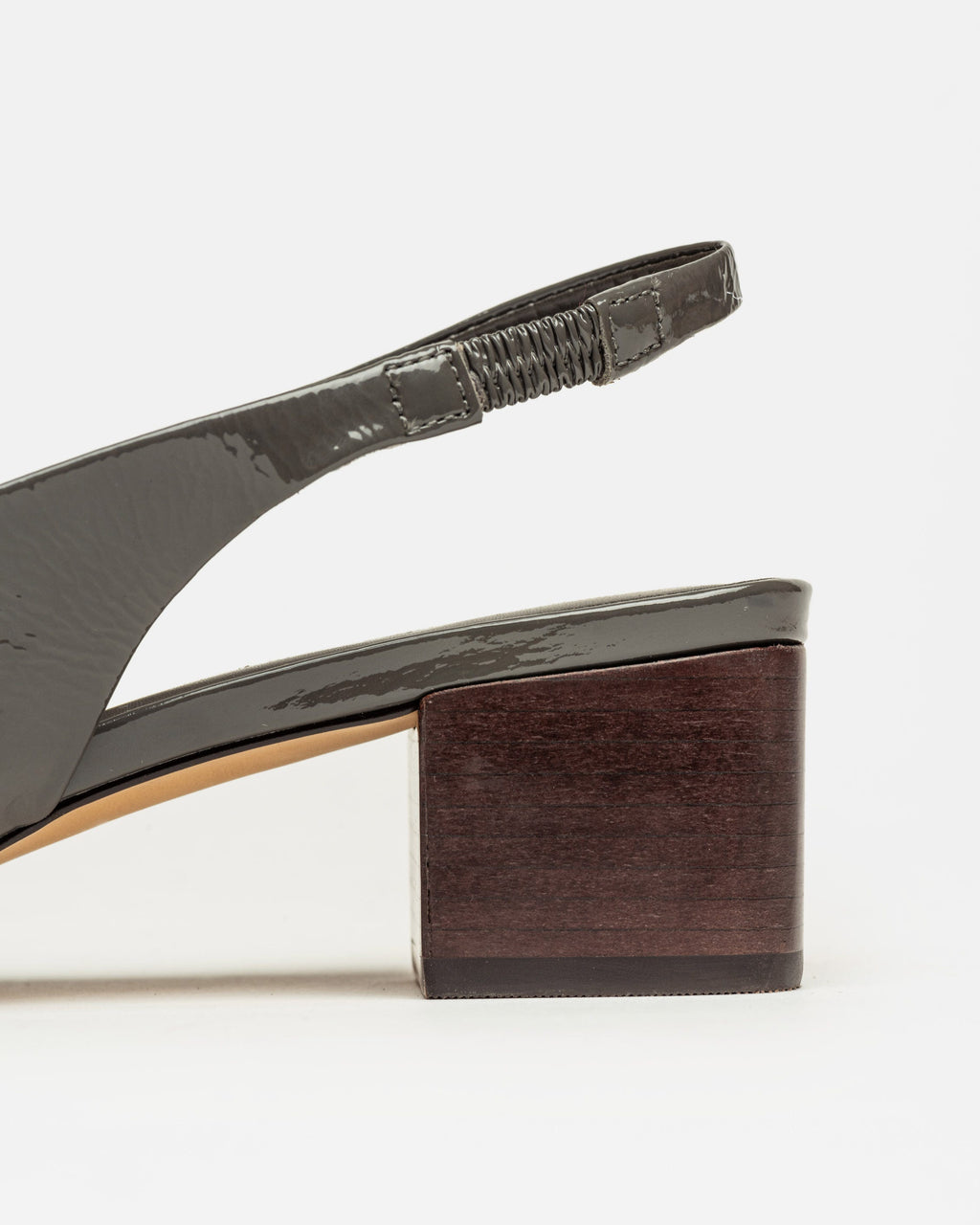 Stiletto Marga en cuero gloss